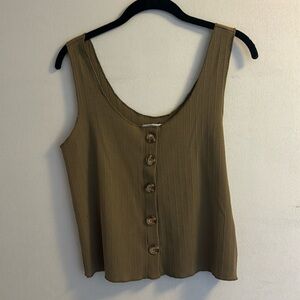 O’Neill button-down tank top